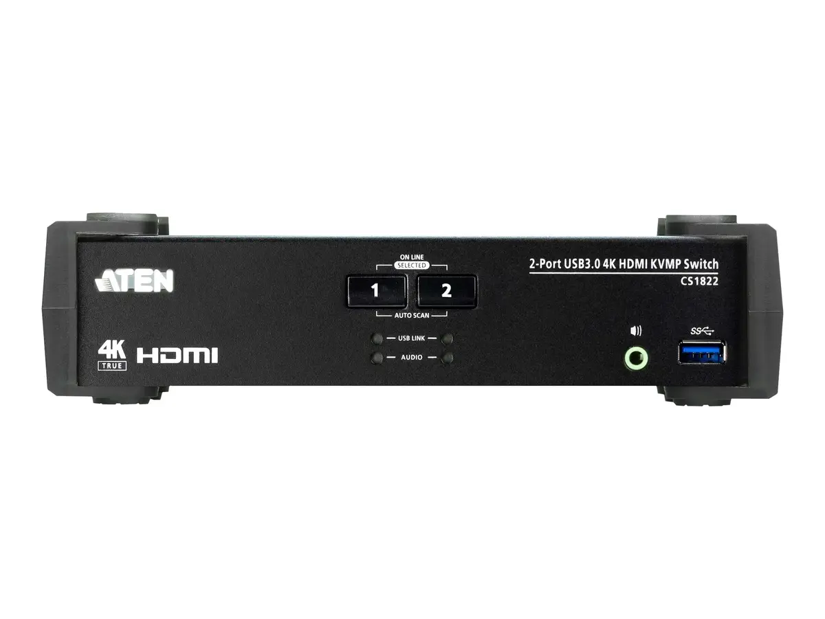 KVM slēdzis Incase CS1822 2 porta USB 3.0 4K Photo 2