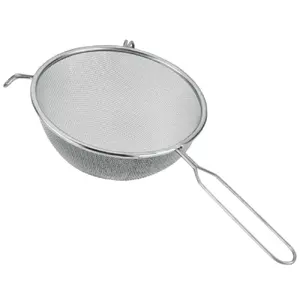 Metaltex 20 cm aluminum wire skimmer/strainer handle, rust-resistant mesh, Italian-made IT01100620