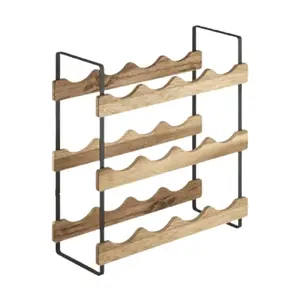 Dog Stand METALTEX YORK LAVA 39x15x36 cm Black with Acacia Wood Touch Therm Cover