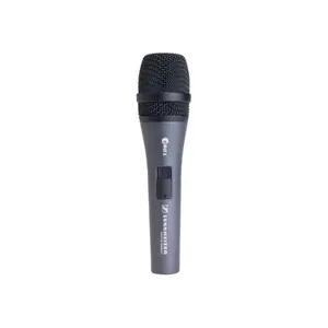 Динамический микрофон Sennheiser e 845‑S — суперкардиоидный, проводной XLR, 40–16000 Гц, 350 Ω, 185 мм, 330 г, металлический корпус, ручной выключатель