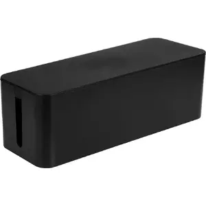Kabeļu organizators Aptel AG381A melna maskēšanas panelis 1 gab.