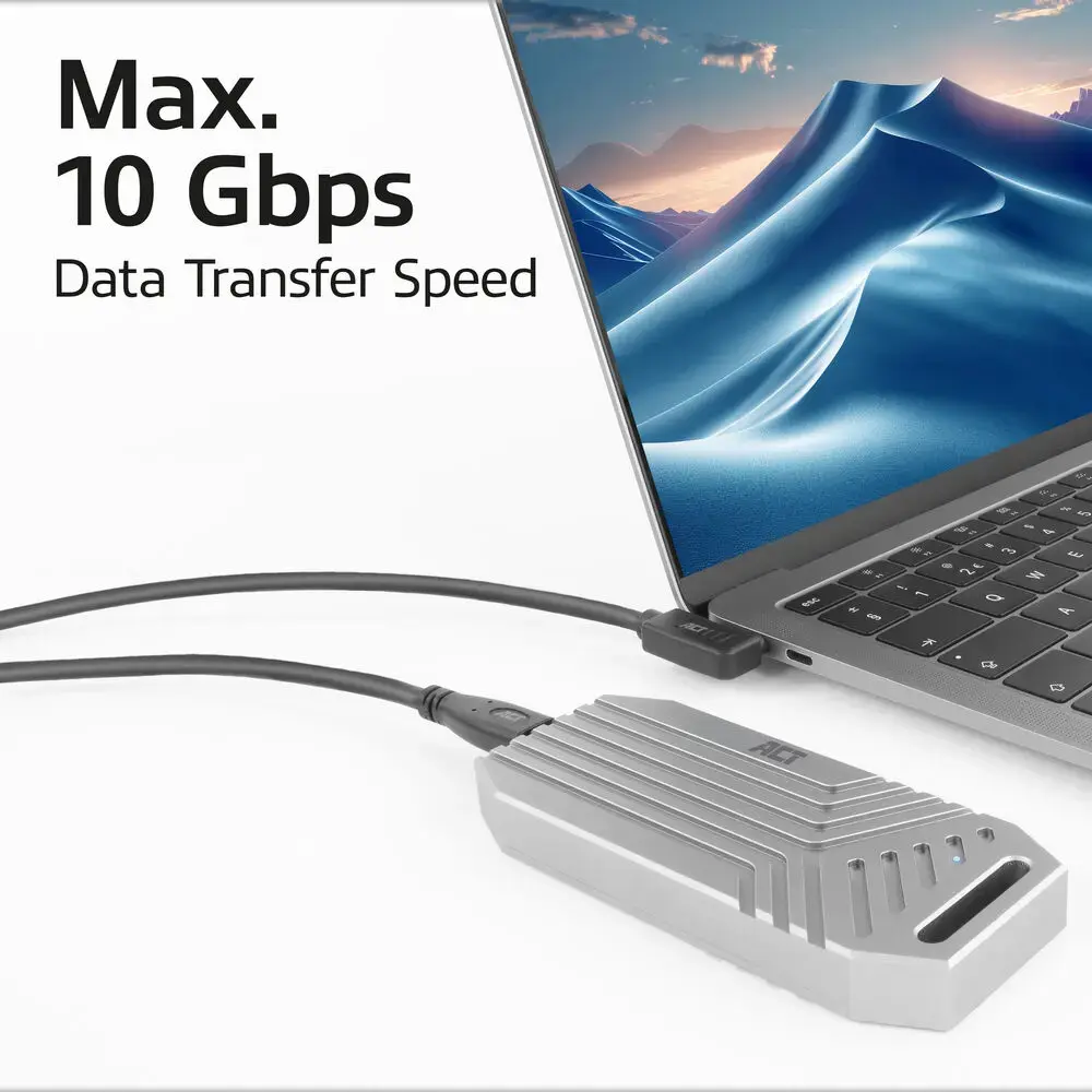 ACT AC7408 USB Type-C Kabelis 3m 10Gbps 60W Photo 6