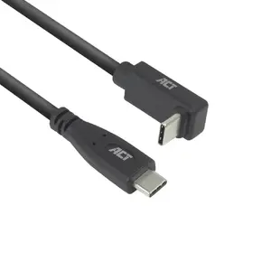 ACT AC7470 USB-C to USB-C Cable USB 3.2 Gen 2 10Gbps 60W Straight to Angled