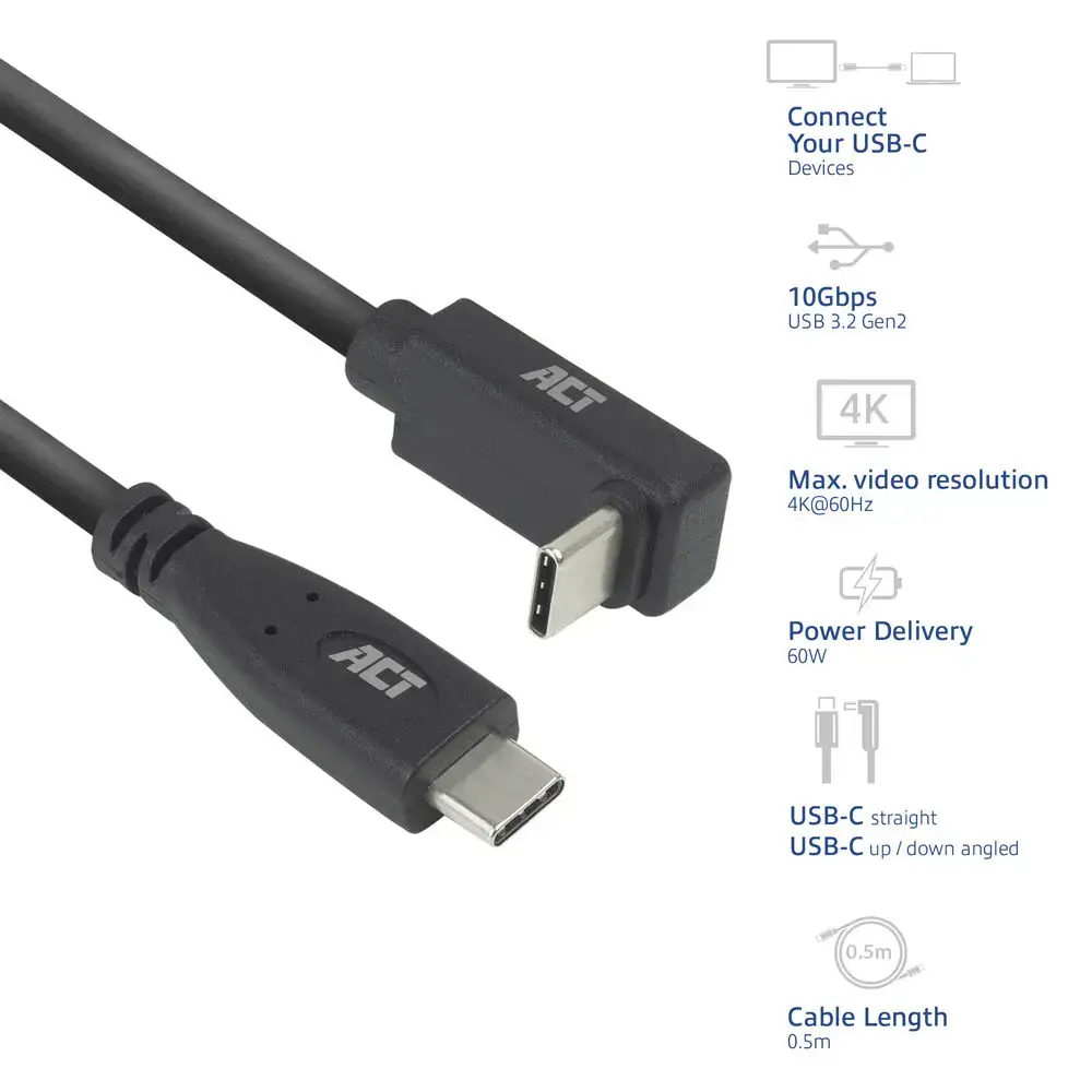 ACT AC7470 USB-C to USB-C Cable Photo 2