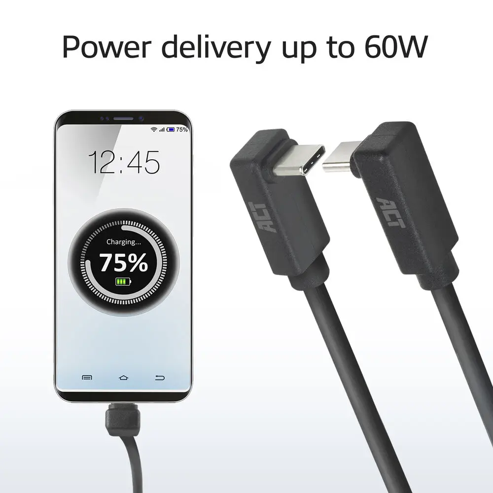ACT AC7477 USB-C to USB-C Cable 10Gbps 60W Photo 5