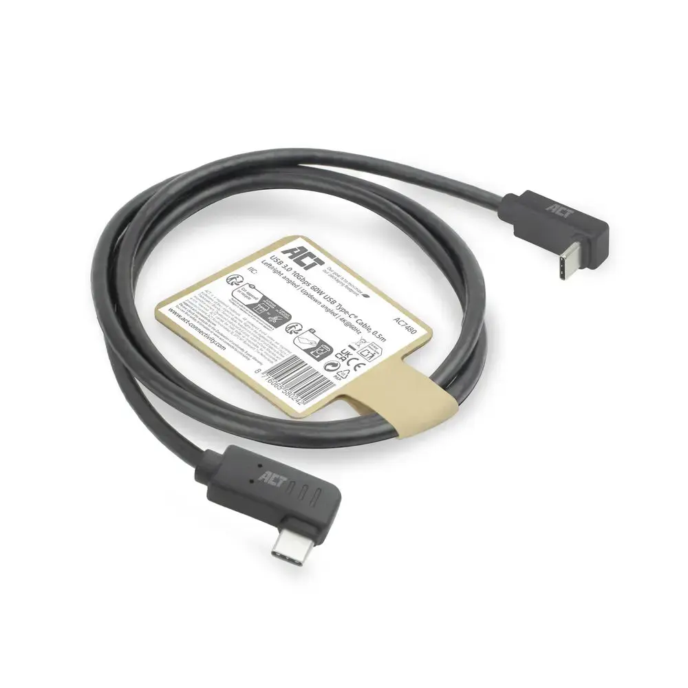 Кабель ACT USB 3.2 Gen 2 Type-C AC7480 Photo 2