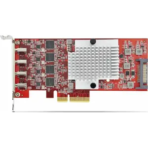 PCI Express 4-port USB-C card StarTech P10Q4C-USB-CARD-LP 10 Gbps