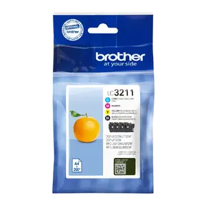 Ink Cartridge Brother LC3211VAL Black Cyan Magenta Yellow