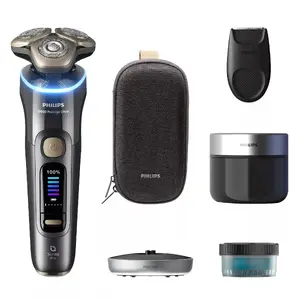 Электрическая бритва Philips i9000 Prestige Ultra XP9402/31 для сухого и влажного бритья с технологией SkinIQ Pro и базой для очистки