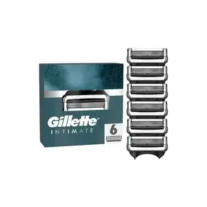 Сменные кассеты для бритья Gillette Intimate System, 6 штук