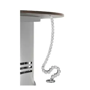Cable channel ERGOFOUNT 1300 mm Silver color – ERGOFOUNT 1300 mm