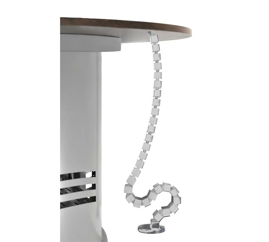 Kabeļu kanāls ERGOFOUNT 1300 mm sudraba