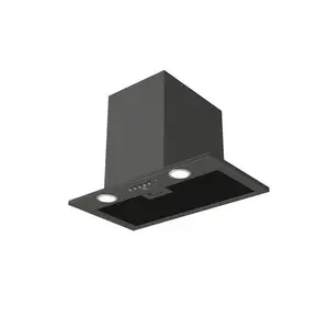 Wall-mounted kitchen hood Electrolux CFG526R, 600 m³/h extraction, 3-speed, 595×377×388 mm, black
