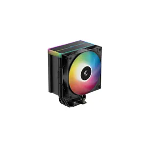 CPU air cooler DeepCool AG500 BK ARGB V2 — tower cooler for Intel and AMD sockets, stacked fin heatsink, ARGB lighting