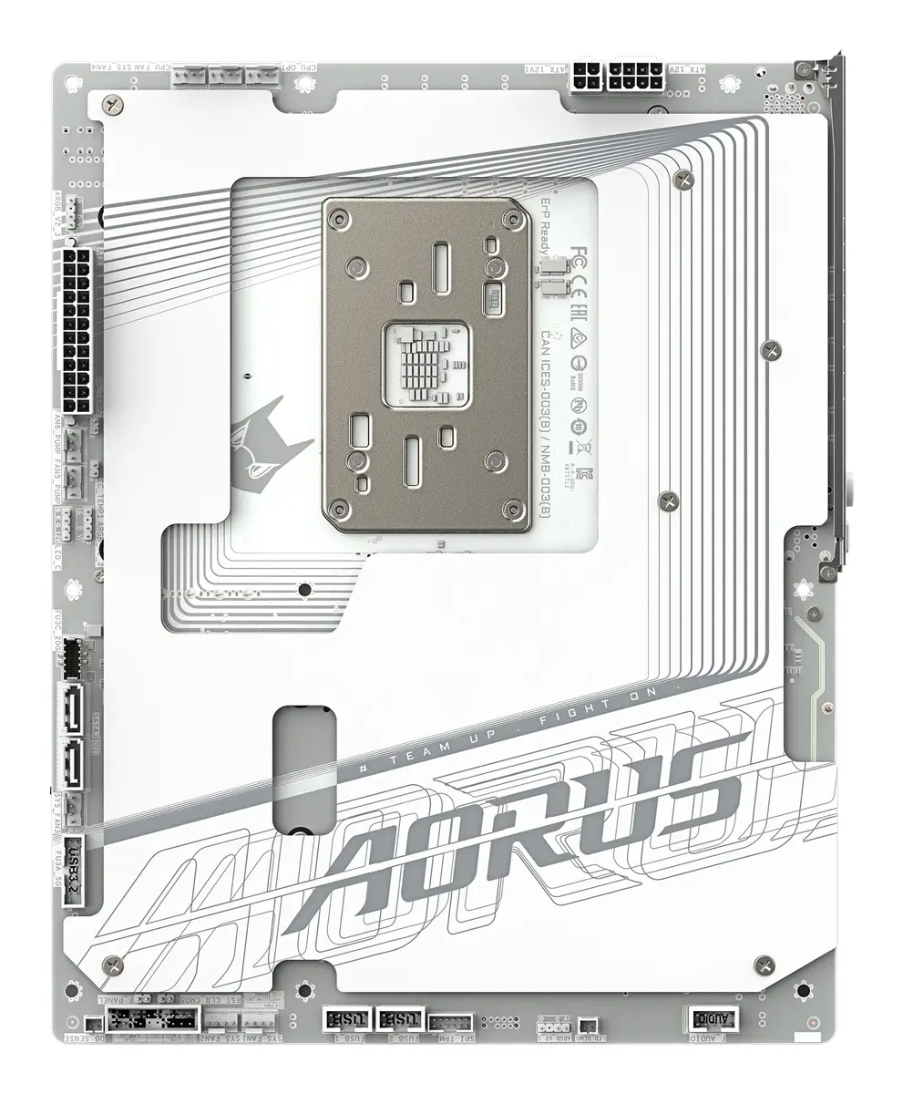 Pamatplate GIGABYTE X870 AORUS STEALTH ICE Photo 3