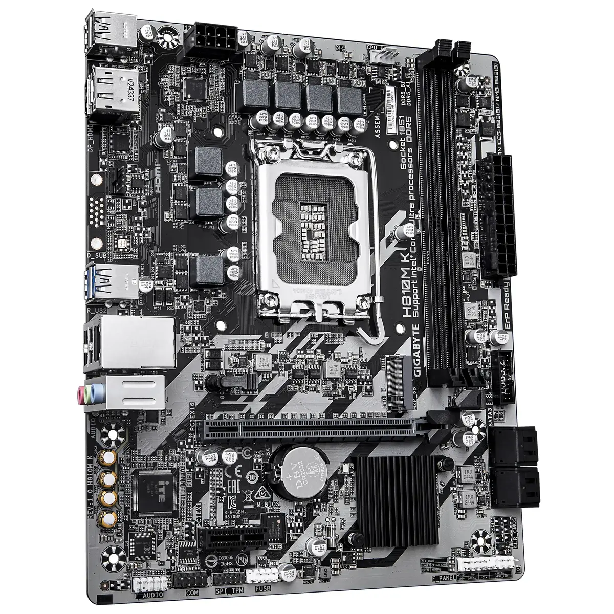 GIGABYTE H810M K Micro ATX pamatplate Photo 3