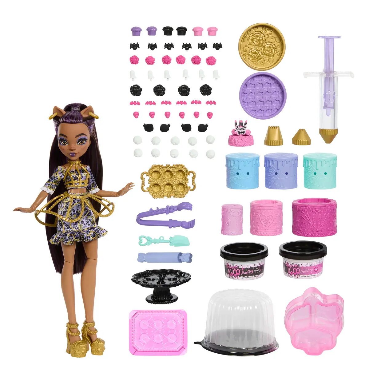 Birthday Cake Kit Monster High Clawdeen Wolf Doll Photo 3