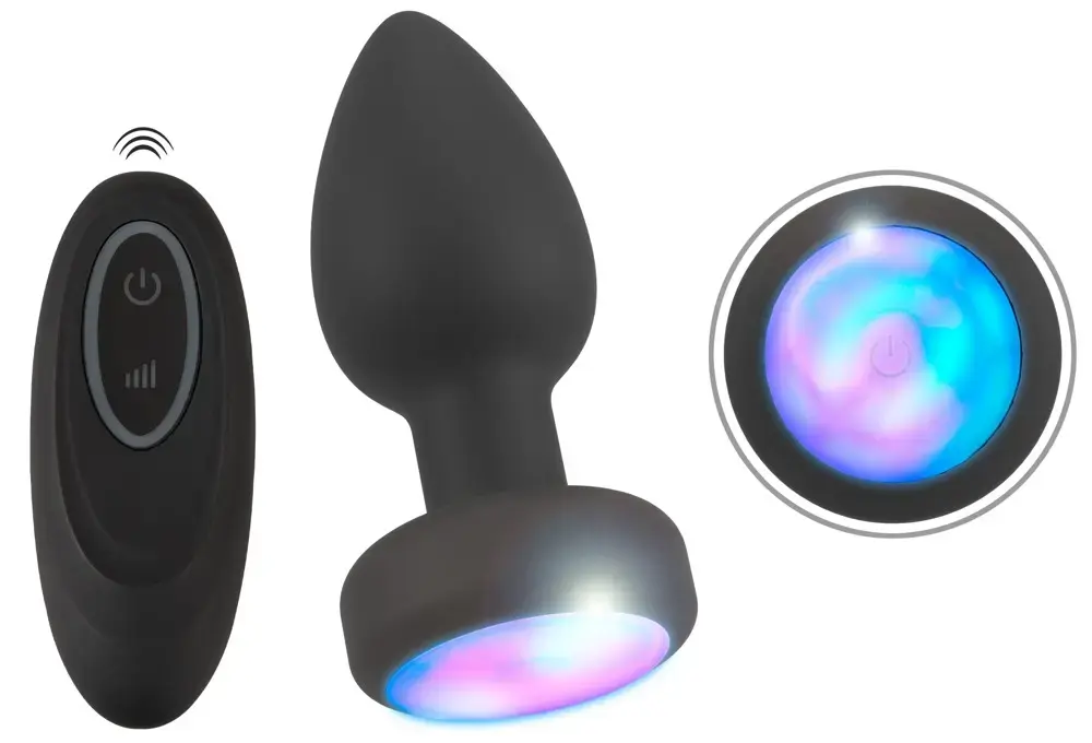 ANOS RC Flashing Butt Plug силикон 9 см Photo 2