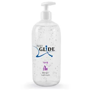 Water-based personal lubricant just glide Toy Lube 500 ml — thick formula, condom-safe, for toys and skin