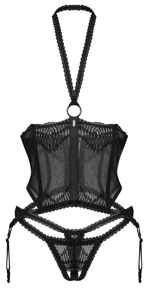 Бельё Obsessive Alliane открытое бюстье L/XL Photo 5