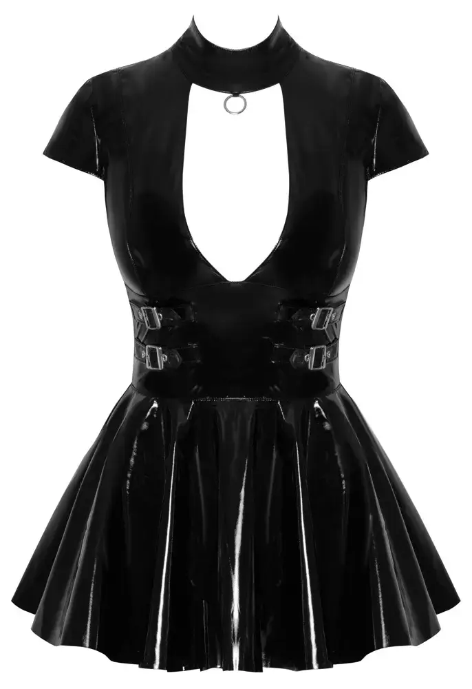 Black Level 28518061041 виниловое мини-платье L Photo 8