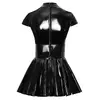 Black Level 28518061041 виниловое мини-платье L Photo 9