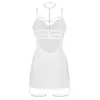 Naktskrekls Obsessive Arrowel S/M — balts Photo 6