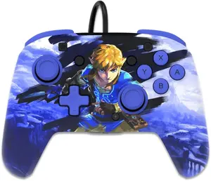 PDP Faceoff Deluxe+ Audio Wired Controller for Nintendo Switch Warrior Link Edition