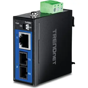 Промышленный медиаконвертер TRENDnet TI-FGSC мультимодовый SC до 1 км
