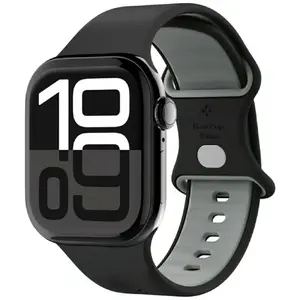 Ремешок Spigen Nano Pop для Apple Watch 44/45/46/49 мм — совместим с Series 6–11, SE, SE3, Ultra — черный