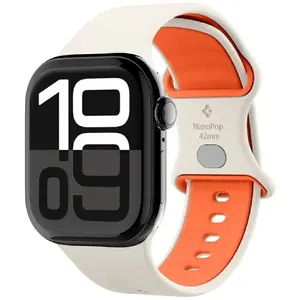Ремешок Spigen Nano Pop для Apple Watch 40/41/42 мм — совместим с сериями 6/7/8/9/10/11/SE/SE3, бежевый