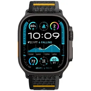 Ремешок Spigen Athlex Air для Apple Watch 44/45/46/49 мм — совместим с Series 6–11, SE, Ultra — чёрный