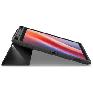 Tablet case Spigen Ultra Hybrid Pro for Samsung Galaxy Tab S9/S10 FE — black, slim protective cover