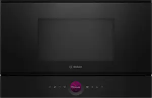 Bosch Serie 8 BER7321B1 Built-in Solo Microwave, 21 L, 900 W, Black