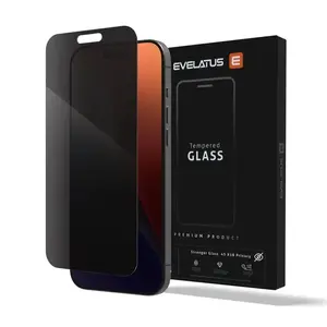 Защитное стекло Evelatus для iPhone 15 Pro Max — Corning Gorilla Glass, приватность, антистатик