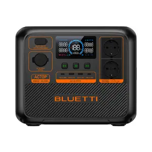 Portable power station Bluetti AC70P Lithium Iron Phosphate (LiFePO4) 864 Wh 1000 W 10.7 kg