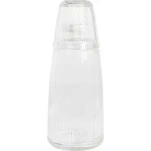 Glass bottle with screw stopper and drinking glass 1000 ml — Westmark
