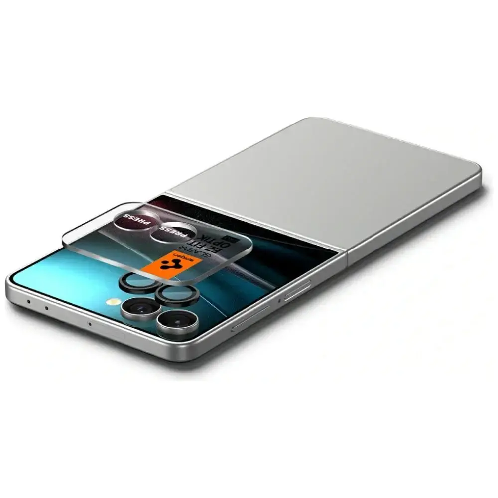 Защитное стекло камеры Spigen Galaxy Z Flip 7, 2 шт. Photo 6