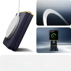 Чехол Spigen Nano Pop Mag для Samsung Galaxy Z Flip 7 — Blueberry Navy, совместим с MagSafe