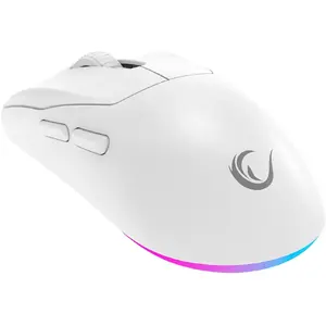 Gaming mouse RAMPAGE Prote M5 Pro with up to 26000 DPI and RGB LED — wired gaming mouse, white