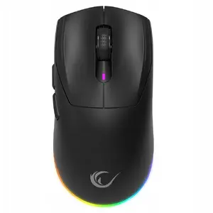 Проводная игровая мышь RAMPAGE PROTEM5-BLACK с RGB подсветкой