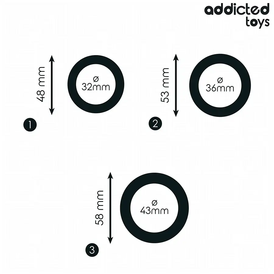 Силиконовое кольцо addicted toys Model 1 Photo 4