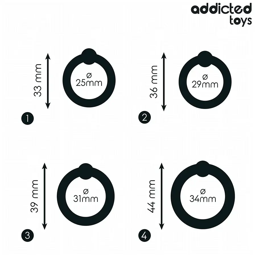 Силиконовые кольца Addicted Toys D-242837 Photo 4