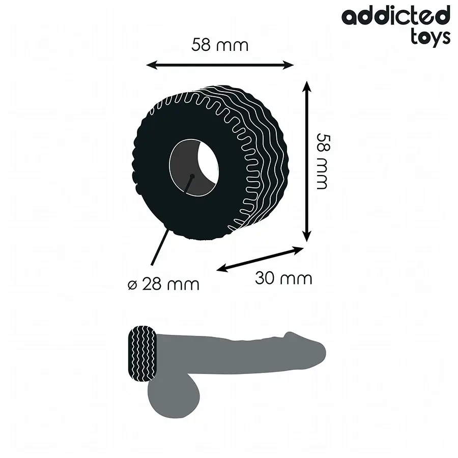 Кольцо для пениса addicted toys D-242851 Photo 4
