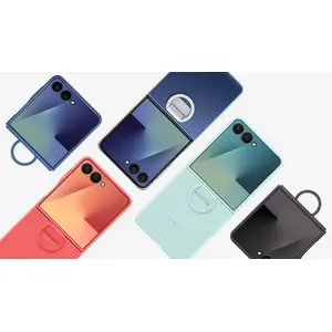 Krāsas tikpat spilgtas kā jūsu tālrunis — Galaxy Z Flip7 Ring Case (Silicone)
