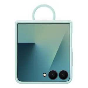 Чехол Samsung Ring Silicone для Galaxy Z Flip7 Мятный цвет