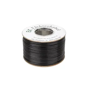 Акустический кабель Elektrokabel SMYp 2 x 1 мм, чёрный, бухта 100 м