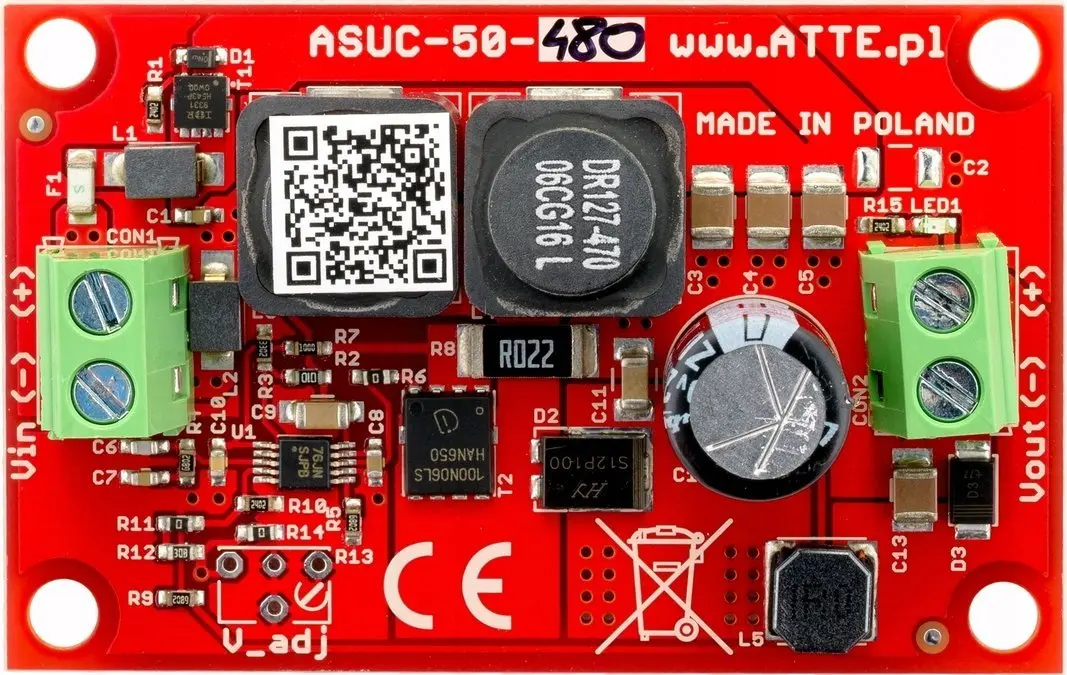 DC/DC pārveidotājs Atte ASUC-50-AD0-OF Photo 2