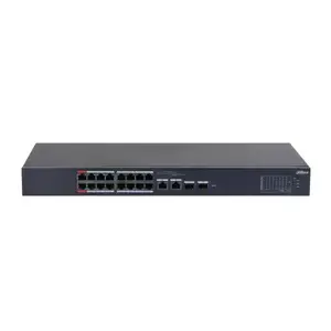 Managed L2 Gigabit PoE Network Switch DAHUA DH-CS4218-16ET-190 — 18x 10/100/1000 RJ-45, 7.2 Gbit/s, 8000 MAC, Rack-mount