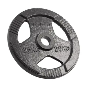 Cast iron Olympic weight plate 25 kg, Rebel Active, 51 mm hole, with handles